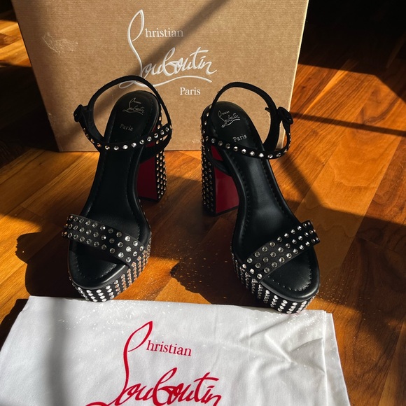 CHRISTIAN LOUBOUTIN
Movida Jane Strass Boum platform sandals, NEW - Picture 3 of 17